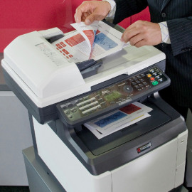 KYOCERA MITA FS-C2026MFP+ МФУ лазерное цветное А4, 9600 x 600 dpi, 26 стр/мин чёрно-белой и цветной печати
