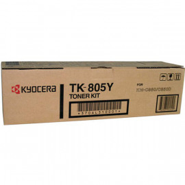 KYOCERA TK-805Y тонер-картридж для KM-C850 (жёлтый, 10 000 стр)